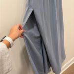 Azazie  Light Blue Maxi Bridesmaid Dress Photo 1