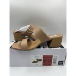 dv By Dolce Vita Women's Sharona Dual Strap Heeled Sandal Cafe/Tan 6.5 New Photo 9