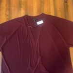 Lane Bryant NWT Cardigan 18/20 Deep Burgundy/Maroon Short Sleeve Lightweight Photo 1