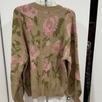 Very J Floral Knit Fuzzy sweater Photo 5