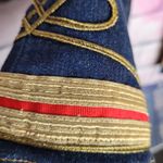 Ralph Lauren LAUREN CLASSIC STRAIGHT ANKLE WITH GOLD EMBROIDERY ACCENTS 12 NWT Photo 6