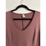 Peruvian Connection LARGE Maxi Long Length Dress V Neck Stretchy Boho Brown Photo 1