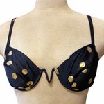 La Blanca Vintage Bikini Top 90s Polkadot Swimsuit Swim S Small M Medium New Photo 0