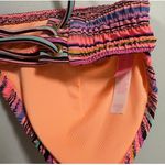 Victoria's Secret Victoria’s Secret Pink Striped Ribbed Bikini Top Swimwear Bathing Suit Size S 🩷✨ Photo 3