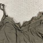 Abercrombie & Fitch Khaki Taupe Lace Trim Cami Tank Top Size XSmall Photo 3
