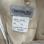 Christina Wu  Blush Bouquet Floral Dress Bridesmaid Prom Women’s 14 Photo 3