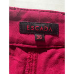Women's Escada Magenta Gold Button Boot Cut Pants jeans US 6 Pink Photo 11