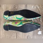 Prada Vtg  SS2003 Green Brocade Flat Shoes 37.5‎ Photo 9