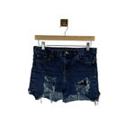Ralph Lauren Lauren  High Rise Distressed Denim Shorts in Dark Wash Size 6 Photo 1