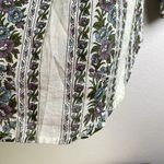 Mille Resort Wear Small Womens Hollie Shirt Dress Long Sleeve Mini Multi Floral White Photo 10