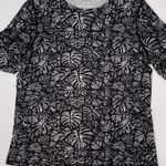 32 Degrees Heat 32 Degrees Top Women UPF 50+ Long Sleeve Sun Tee Black Palm Leaves Size Medium Photo 10