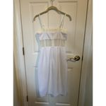BCBGMAXAZRIA | White Dress Size 6 Bachelorette Bridal Shower LWD Bride Photo 2