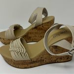 Me Too  Taupe cork wedge adjustable strap sandals size 9.5 New!NWOB Photo 6