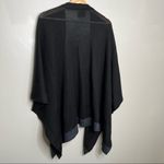 Bloomingdales  Collection Fifty Nine Black Poncho Cardigan Photo 1