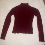 SO  Deep Red Knit Fabric Photo 0