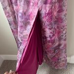 Lulus Magenta Floral Maxi Dress Photo 7