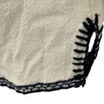 ASTR  Cream with Aztec Embroidery Cut-out Back Pocketed Linen/Cotton Dress XS Photo 6