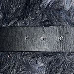 Forever 21  Black / Silver Chunky Belt Photo 4