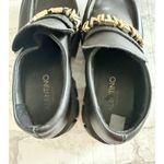 Valentino Elettra Leather Lug Sole Classic Black Loafer Gold Hardware Shoes Sz 7 Photo 9