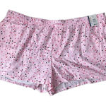 JOYSPUN LADIES PINK SAIL HEART PRINT WOVEN ELASTIC WAIST PJ SHORTS Sz 3X* Photo 0