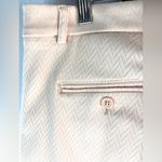 Valerie Stevens  14 Workwear Herringbone Pattern Trouser Pants in Peach Photo 5