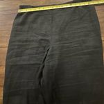 Flax  Black 100% Linen Pants Size Medium Photo 4
