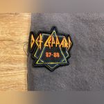 Junkfood Rock By Junk Food | Def Leppard Black Denim Mini Skirt, Size 9 Photo 6
