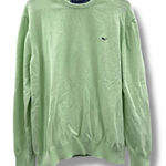 Vineyard Vines Garment-Dyed Cotton Long Sleeve Crewneck Sweater in Mint Green L Photo 0
