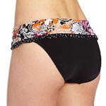 Kenneth Cole NEW NWT REACTION Sash Hipster Bikini Bottom Paisley Black Blue M Photo 5