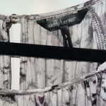 Daisy Fuentes Flower Print Pleated Blouse Photo 3