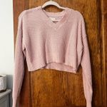 Cropped pink sweater Photo 0