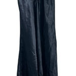 Victoria's Secret Gold Label Black Satin Lace Maxi Slip Dress Size P XS Photo 0