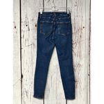 Good American Good Waist Deep V High Rise Skinny Jeans - Blue / Size 8 Photo 2