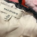 Max Studio  Black Lace Overlay Sleeveless Shift Dress XS Photo 5