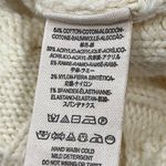 Free People For The Love of Cables Oversized Cream Sweater Dress Tunic XS Photo 9