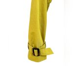 Soft Surroundings  Brixton Trench Coat Lemongrass Yellow Green‎ Citron Size XS Photo 5