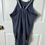 Vuori Grey White Stripe Stretch Volley Athletic Mini Tennis Dress XL Azure Photo 6