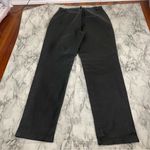 Vintage 100% Leather Black High Rise Straight Leg Pants Studded Detail 28 waist Photo 8