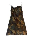Alice + Olivia  camo mini dress with small cowl neck. Sexy.‎ Small. Camouflage Photo 2