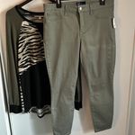 Gap New  Women’s Denim Olive Green Mid Rise Stretch Legging Pant Jean Size 12/31 Photo 0