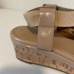 Laura Ashley women’s nude elastic strap platform sandals — size 9.5 Photo 5