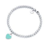 Tiffany & Co. Turquoise Heart Bracelet Photo 0