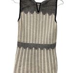 White House | Black Market Whbm Sleeveless Sweater Tank XS Knit Crewneck Dotted Striped Viscose Pullover Photo 2