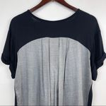 Vince Women’s Colorblock Black/Gray Shift Dress Size S Soft Comfy Lagenlook Photo 5