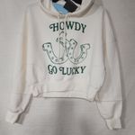 Grayson Threads Howdy white crop top Hoodie women's XS Grayson/threads Photo 4
