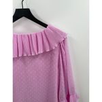 River Island  Pastel Pink Ruffle Blouse Size 22 NWOT Photo 6