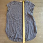 VERO MODA Women's XS Gray Short Sleeve Blouse Top Casual Photo 3