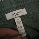 ANINE BING  Evan Jogger Pants Sz Medium Green Photo 5