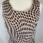 Peppermint  tan and black houndstooth faux wrap skirt romper size medium Photo 1