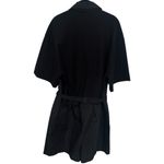 COS  Black Button up Utility Summer Shorts Romper Women’s Size M Photo 4